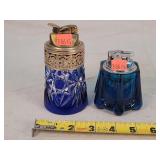 Blue Clear Cut Crystal & Other Lighters