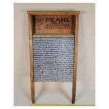 Pearl Wooden / Enamel Wash Board 24" Tall
