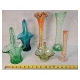 Beautiful Glass Vases & Baskets