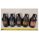 5- 64 Oz. BREWING Jugs