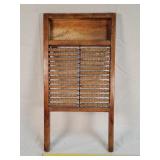 Antique Wooden Wash Board 24" Tall