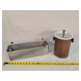 Ice Bucket & 5x16 Aluminum Trough