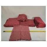 Red Table Cloths & Place mats