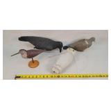 Blackbird & Quail Decoys & More