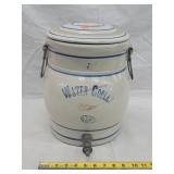 Red Wing 3 Gallon Stoneware Water Cooler - Cracked