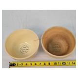 2- 7" Lanesboro, MN Adv. Pottery Bowls