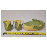 2- Shawnee 5" Pitchers & Dish