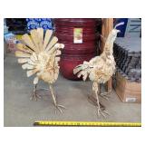 2- Metal Art Turkeys