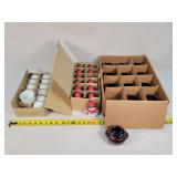 Snowman Napkin Holders, & Custard Dishes