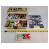 Fishing Tackle, Box, & Book