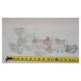 Clear / Frosted Art Glass Birds