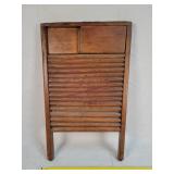 Antique Wooden Wash Board 24" Tall