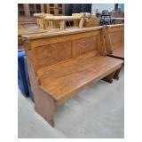Antique 54" Church Pew