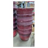 6 -  Maroon 20" Planters