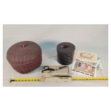 Basket, Sewing Misc., & Wiss Scissors