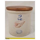 Red Wing 2 Gallon Stoneware Crock
