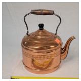6" Vintage Copper Teapot