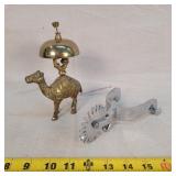 Brass Camel Bell & 1 Spur