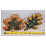 2- Leaf Pottery Dishes