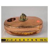 Antique copper foot warmer & baby bottle warmer