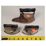 2- 4" Saad Irons & Unique Saad Iron