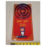 Vintage 7x14 Tin Ball Game