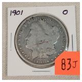 1901-O Morgan Silver Dollar