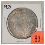1921 Morgan Silver Dollar