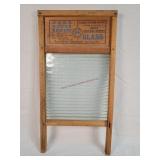 Cupples Wooden / Glass Wash Board 24" Tall