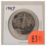 1943 Walking Liberty Half Dollar