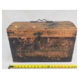12x20" Antique Wooden Chest