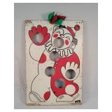 24x36 Vintage Clown Bean Toss Game