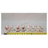 4- Vintage Salt & Pepper Animal Shakers