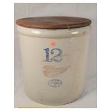 Red Wing 12 Gallon Stoneware Crock