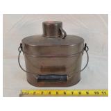 Antique 9"w Metal Lunch Box