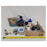 Antique Vaperizer, Burma Shave & Other Items