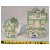 Post Office Teapot (Chipped) & Cookie Jar