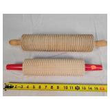 2- Vintage Wooden Rolling Pins