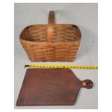 Vintage Basket & Decor Cutting Board