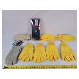 9- Pairs of Work Gloves
