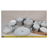 86 Pieces of Royal Swirl Fine China