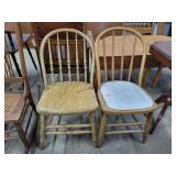 2 Vintage Wooden Chair