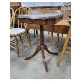 Vintage Wooden Lamp Stand 20" x 20"