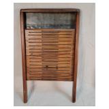 Wooden Wires Washboard 23" Tall