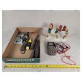 Multi Meter, Lady Figures, & Tools