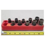 Snap-on 10pc SAE & Metric Knuckle 3/8 Sockets