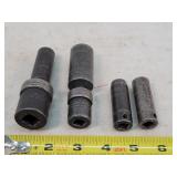 Snap-on 4pcs SAE Knuckle & Other Sockets