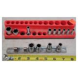 Snap-on 1/4" (9 Sockets) (4 Star Sockets)