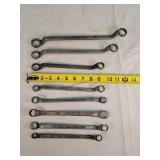 8 Box End SAE Wrenches