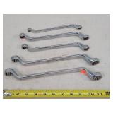 Snap-on 5pc SAE Box End Wrench Set